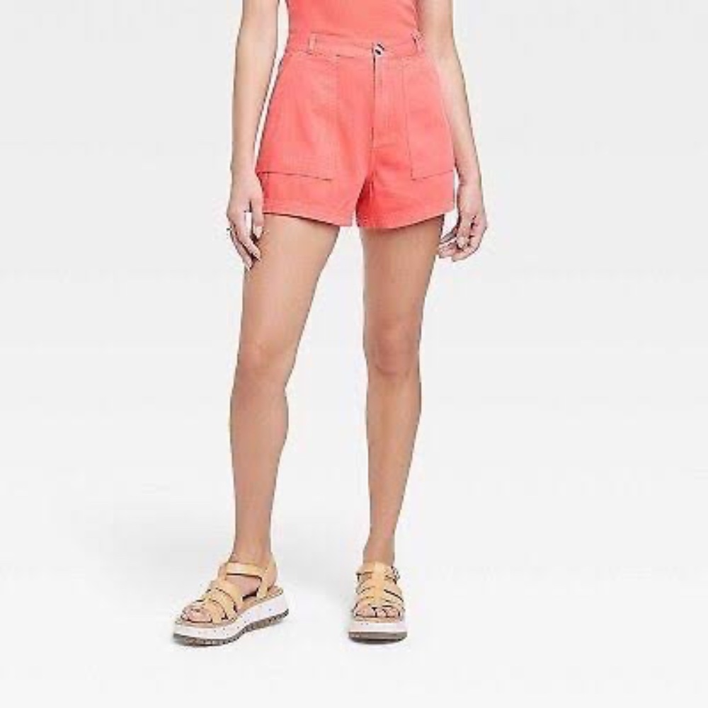 B4B9 Red 10 Short for Women